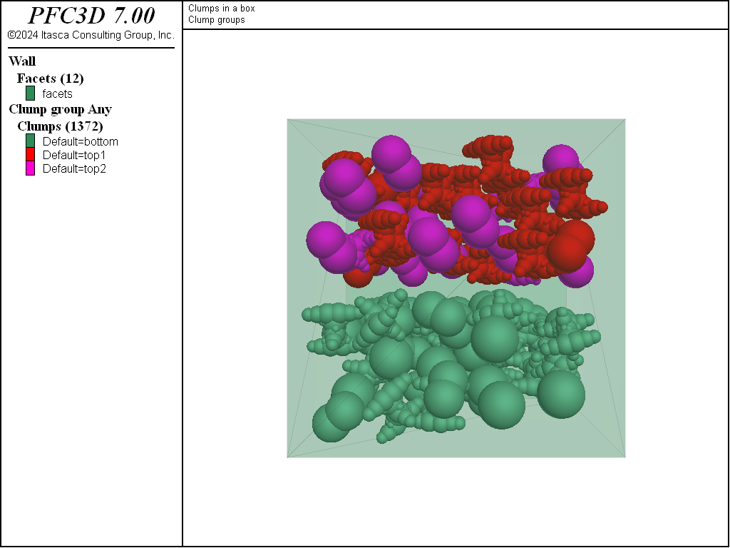 Clumps in a Box — FLAC3D 7.0 documentation