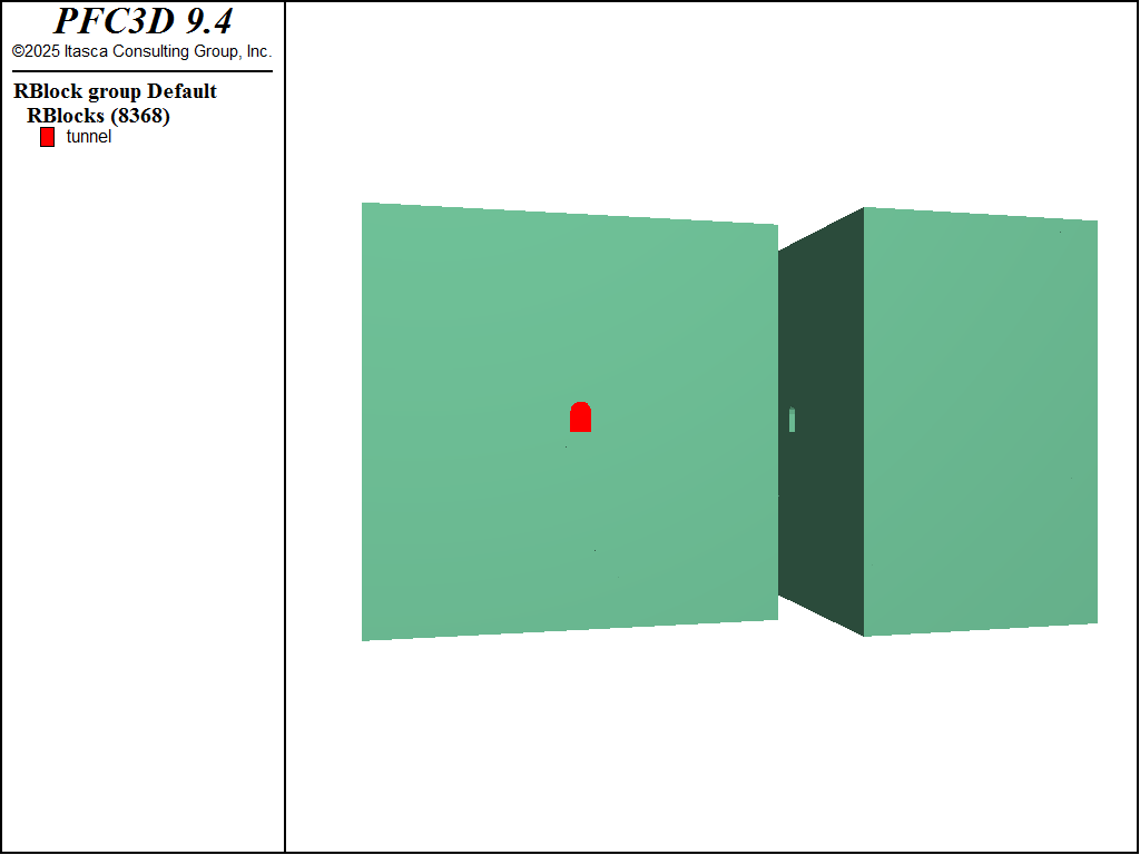 Rigid Block Model of Tunnel Excavation — Itasca Software 9.4 documentation