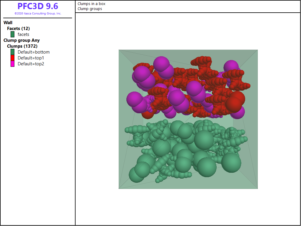 Clumps in a Box — Itasca Software 9.6 documentation
