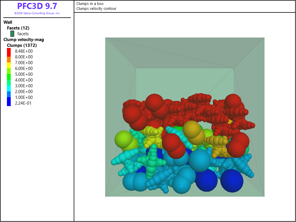 Clumps in a Box — Itasca Software 9.7 documentation