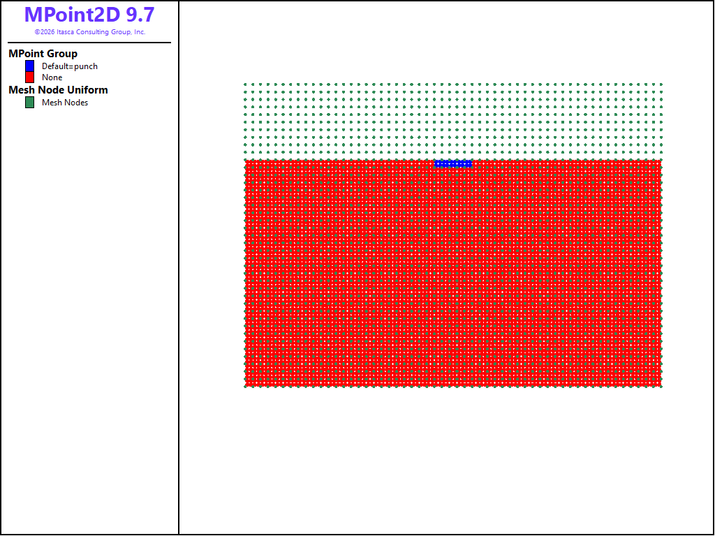 Punch Indentation of a Cohesive Frictionless Material — Itasca Software ...